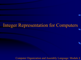 04_IntegerRepresentation
