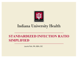 Standardized Infection Ratio