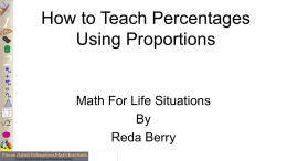 Reda Berry Math Project