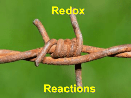 12.1 Redox Intro