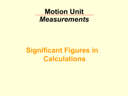Significant Figures PPT