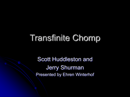 Transfinite Chomp