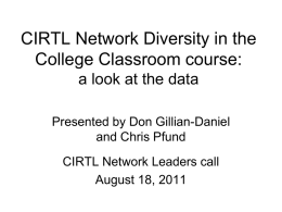 Delta`s online Diversity in the College Classroom course: a look at