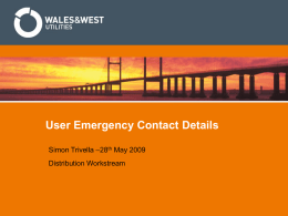 User Emergency Contact Details