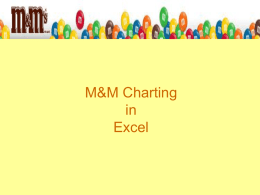M&M Charting in Excel PowerPoint
