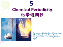 chapter 5-Chemical Periodicity