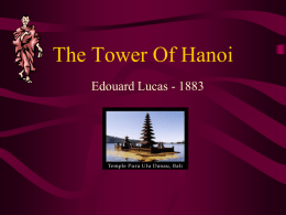 The Tower Of Hanoi - cpp-club