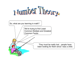 NumberTheory / Microsoft PowerPoint 97