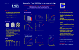 Decreasing Visual Subitising Performance with Age