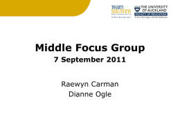 Middle Focus group 7 Sept