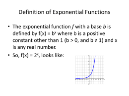 Alg2 Exponential Functions