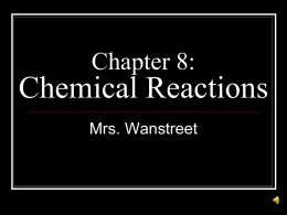 The Nature of Chemical Reactions
