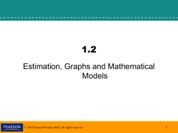 Methods of Estimation