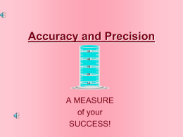 accuracy and precision 1 chem 2