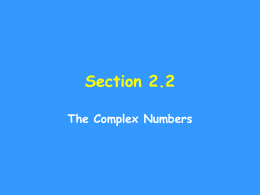 MTH 112 Section 2.2