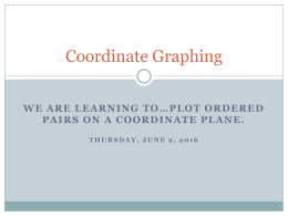 Mod 2 Coordinate Graphing