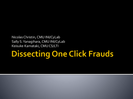 Dissecting One Click Fraud