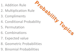 probability review lecture