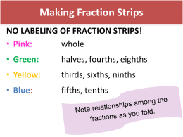 Operating with Fractions*Oh Boy!