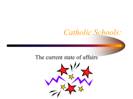 Catholic School Development: