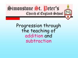 Year 1 - Simonstone St Peters CE School