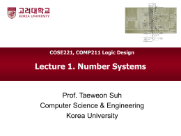 Lec1 Number Systems