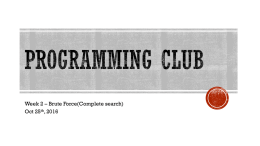 Week 2 - Pittsford Sutherland Programming Club