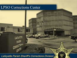 Lafayette Parish Sheriff`s Corrections Division