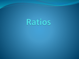 Ratios