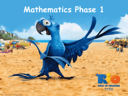 Mathematics Phase 1 Flipchart PPT File