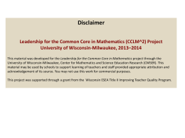 ppt - University of Wisconsin–Milwaukee