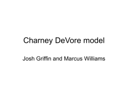 Charney DeVore model