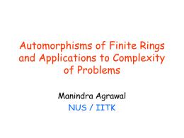 Automorphisms of Finite Rings and Applications to