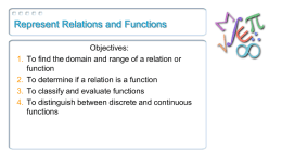 2.1: Represent Relations and Functions