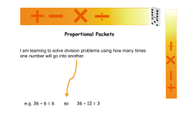 Proportional packets