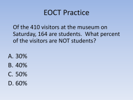 EOCT Practice - Greer Middle College || Building the Future