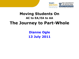 Moving Students on