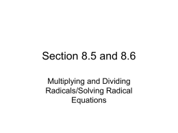 Section 9.5 and 9.6