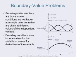Boundary-value problems