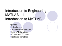matlab - 1 - Gateway Engineering Education Coalition