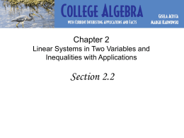 CH2 Section 2.1