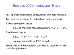 16-Floating Point Errors