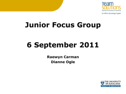 Junior Focus 6Sept