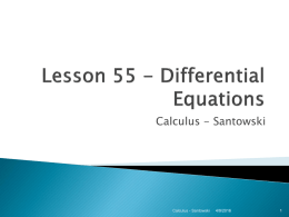 C.8.4 - Differential Equations