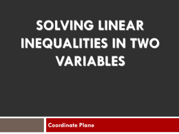 Systems Inequalities