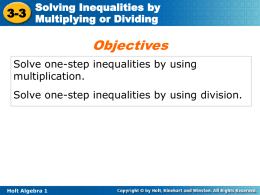 Solve the inequality and graph the solutions.