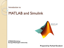 MATLAB Instructional Powerpoint Slides