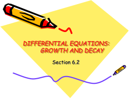 exponential functions: differentiation and integration