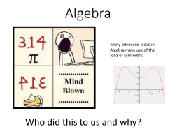 - Who Invented Algebra?