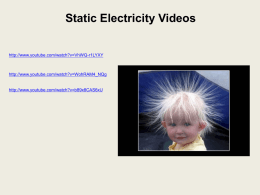 Applications of Static Electricity